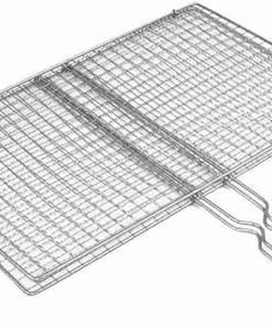 GeRRiT Grills 3pcs Anti-Sticking Basket for Grilled Fish; Barbecue Tool with Metal Handle; and a Bacon Grill net; Outdoor Barbecue net Accessories;