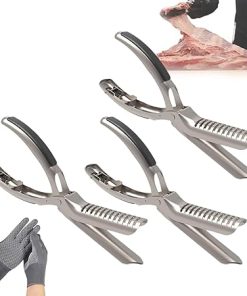 Rib Prep Pro, Rib Prep Tool Membrane Remover for BBQ Enthusiasts, 304 Stainless Steel Kitchen/Grill Gadget Kit, Dishwasher Safe(3Pcs)