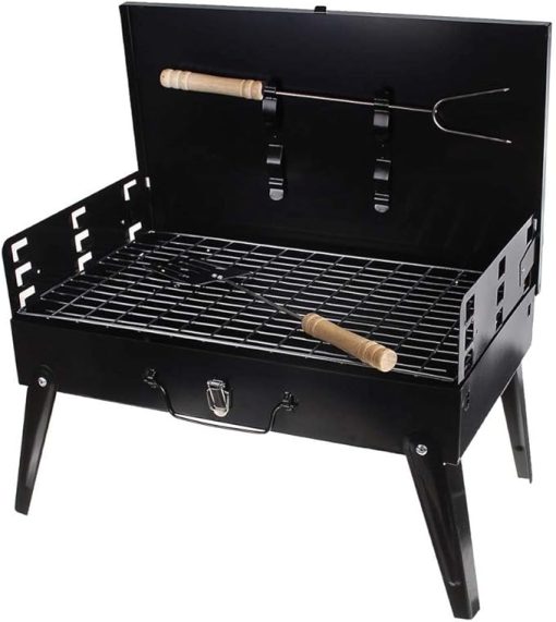 Foldable BBQ Rack Portable Camping Picnic Mini BBQ Rack Barbecue Accessories Cooking Tools for Home and Outdoor