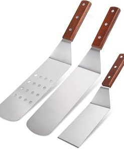 MaGiLL Tools Set Outdoor BBQ Accessories Kit Griddle Accessories Set Stainless Steel Grill BBQ Spatula Kit