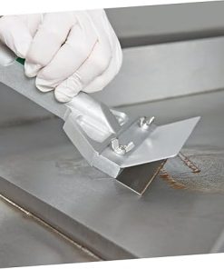 Heavy Duty Grill Scraper Stainless Steel Griddle Squeegee Heat Resistant for Cleaning Skillet Scraper Tool 2