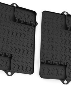 Set Of 2 Silicone BBQ Grills Mat Barbecue Grills Pad Nonstick Grilling Mat Kitchen Accessory Suitable For Outdoor Cooking