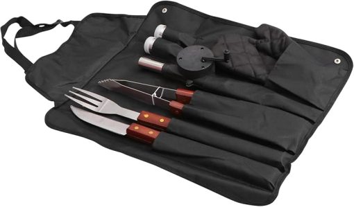 BBQ Tool Set 8-Piece Grilling Accessories BBQ Cutter Grill Utensils Stainless Steel for Outdoor Camping