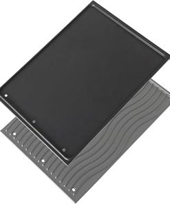 56040 56041 Grill Griddle for Napoleon Prestige 500 Pro 500 665 825 P500 LEX 485 605 730 Reversible Cast Iron Griddle Parts for Napoleon Grill Accessories