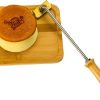 Ashley Custom Branding Tool for Food Burger Stamp BBQ Branding Iron Personalized Custom Bread Stamp Personalized Birthday Cake Logo Stamp Custom Burger Press (2 inch/ 5.08cm)