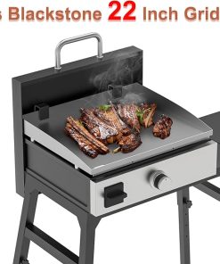 Hard Hood for Blackstone 22 Inch Table Top Griddle Cover Lid for 22 Inch Blackstone Griddle 5011 Hard Lid Accessories for Blackstone 22″ Griddle 2