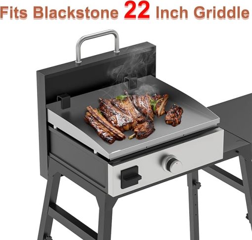 Hard Hood for Blackstone 22 Inch Table Top Griddle Cover Lid for 22 Inch Blackstone Griddle 5011 Hard Lid Accessories for Blackstone 22" Griddle - Image 2