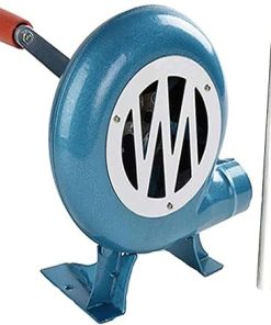 Hand Crank Blacksmith Forge Blower - Iron Gear Popcorn Fan Manual Fan, With Duct Iron Gear Manual BBQ Blower, for Camping/Picnic/Outdoor Acativities Grill Accessories, Easy To Carry ( Size : 250W )