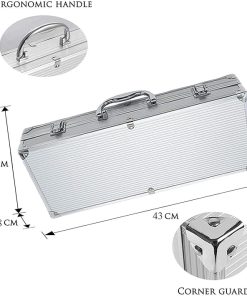 Grill Accessories Set 10PCS Stainless Steel Barbecue Tool Set for Backyard Outdoor Camping – Best Grill Gift 2
