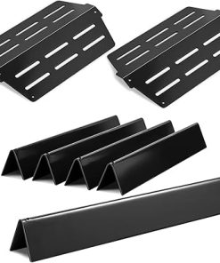 65505 Heat Deflectors 7620 7621 Flavorizer Bars Replacement Parts for Weber Genesis Grill Parts 300 Series with Front Control Knob (2011-2016) E-310 E-320 E-330 S-310 S320 S-330 EP-310 EP-320 EP-330