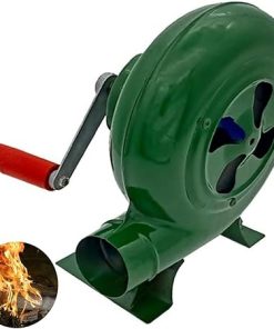 Mini Manual Iron Gear BBQ Blower - Hand Crank Blacksmith Forge Blower, Portable BBQ Fan Coal Lighter Grill, Grill Fire Starter Flame Exciter, for Camping Outdoor Acativities Grill Accessories ( Size :