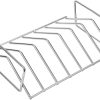 SUPVOX Barbecue Rib Rack Grill Tool Outdoor Grill Rack Barbecue Accessories Camping Rib Rack