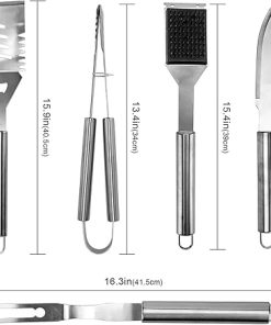 Grill Accessories, BBQ Tools Set, 26 PCS Grill Set BBQ Tools Gifts for Men & Women, Grilling Tools Set for Outdoor Grill, Stainless Steel BBQ Kit,Grill Utensils Set for Dad 2