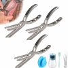 BBQ Rib Skinner, Rib Membrane Removal Tool, Stainless Steel Remover Kit for Barbecue Prep All, Ergonomic Design for Easy Membrane Removal, Effortless Ribs Preparation Tools, For BBQ Enthusiasts(3pcs)