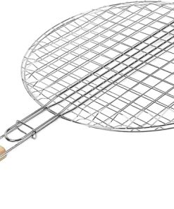 Round Grill Rack Wire Rack for Cooking Barbecue Tools Grilling Utensils Outdoor Portable Grill
