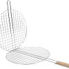 Portable BBQ Grill Barbecue Grill Charcoal BBQ Oven Household Non-Stick Cooking Tools (Size : L) (OneColor S) 4