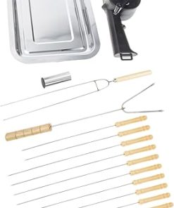 Mikikit 15pc BBQ Tool Set Grill Tools Set Outdoor Grill Accessory Camping BBQ Tin Foil