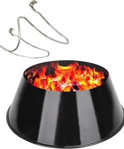 13" BBQ Whirlpool for Weber 22/26.75 WSM Smokey Mountain,XL Kamado,XL Big Green Egg,with Grill Lid Holder for All Weber 18/22/26 Inches Charcoal Kettle Grills