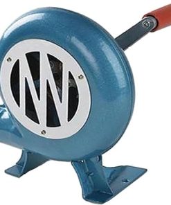 Hand Crank BBQ Blower - Portable Metal Fan, Iron Gear Cooking Air Blower for Outdoor Barbecue, Camping, Picnic, and Stove Accessories (350W, & Lightweight)