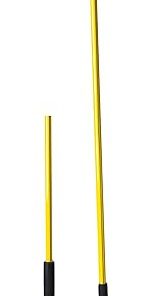 Nupla 36761 2 Piece Heavy Duty Classic Round Rubbish/Roof Vent Poles with Assembly Kit, Butt Grip, 12′ Length 2