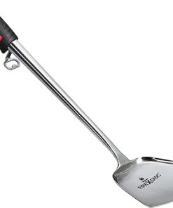 FIREDISC Ultimate Cooking Weapon 20-in. Shovel Scoop Spatula with High Heat Handle TCGSV, Metal Spatula Stainless Steel Cooking Utensil and Kitchen Gadget, Specially Made for FIREDISC Cookers