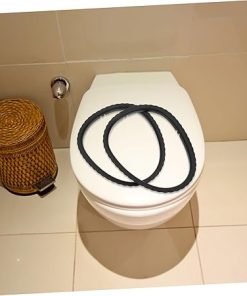 8 pcs Potty Chair Accessories Shower Chair for Bathtub Toilet Stool Toilet Chair Collapsible Toilet Bedside Toilet Bathroom Chair Plastic fold Pregnant Woman Elderly Products/2616(Blackx4pcs,27.5X23CM 2