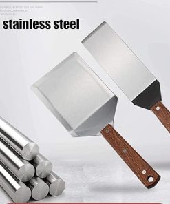 8PCS BBQ Grill Tools Set r – Extra Thick Stainless Steel Fork, Spatula& Tongs – Complete BBQ Accessories in Aluminum Case – Perfect Grill Gifts for Men 2