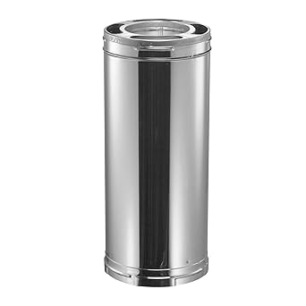 DuraVent 8″ DuraPlus Stainless Steel Chimney Pipe – 24″ Length 2 DuraVent 8" DuraPlus Stainless Steel Chimney Pipe - 24" Length - Image 2
