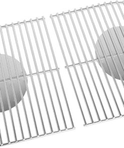 Stanbroil Solid Rod Stainless Steel Grill Cooking Grates Replacement Parts for Coleman Roadtrip Swaptop Grills LX LXE LXX, 2 Pack