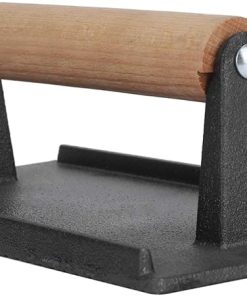 Cast Iron Grill Press, Bacon Weight Press Burger Press for Bacon Steak Grill Press Barbecue Tools Grill Accessories for Outdoor Picnic
