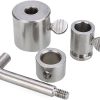HUFFA Stainless Steel Grill Spit Counter Balance Weight for Rotisserie Skewers Kebab Accessories Balance Kit