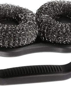 Yardwe Multifunctional BBQ Cleaning Brush Durable Grill Brush Lightweight Compact Design Essential BBQ Accessories Tool for Outdoor Cleaning Present for Grill Lovers 2