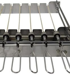 Device for Rotating skewers Tabletop Auto Flip Rotisserie Kit Universal Replacement Kebab Barbecue Grill (DS7LM)