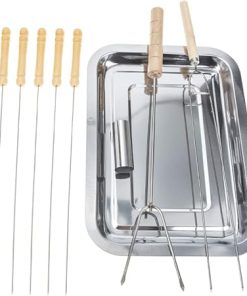 Accessories for Grill 15pc BBQ Supply Set Light Weight Design for Camping
