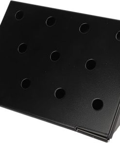Smoker Box Black V Shape Stainless Steel Anti Stick Large Capacity Easy to Use Grill Accessory for BBQ Outdoor