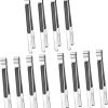 GALPADA 3sets Stainless Steel Grill Utensils Set Multi-function Bbq Tongs for Cooking Serving 4pcs*3