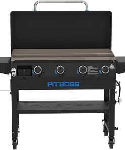 Pit Boss 10963 4-Burner Gas Griddle, Black