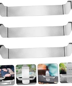 GANAZONO 3sets Griddle Spatula Holder Stainless Steel Spatula Rack Camping BBQ Tool Set 3pcs*3 2