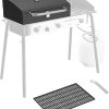 Portable Grill Cart for Weber Lumin Compact Outdoor Electric Barbecue for Weber 91010901 91300901 Folding Outdoor Barbecue Cart, Grill Portable Barbecue Table with Side Table 4