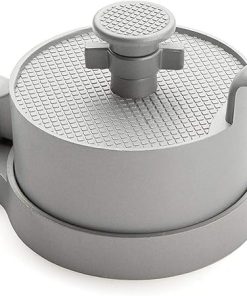 Adjustable Hamburger Press, Non-Stick Cast Aluminum Burger Patty Maker, 4-1/2" Diameter for BBQ Grill