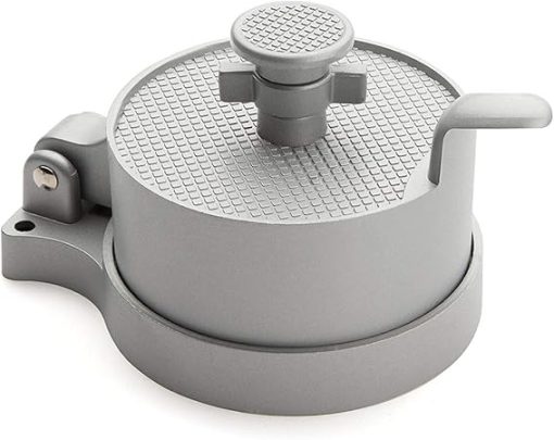 Adjustable Hamburger Press, Non-Stick Cast Aluminum Burger Patty Maker, 4-1/2" Diameter for BBQ Grill