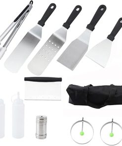 MaGiLL BBQ Tools Set, Stainless Steel Barbecue Accessories Outdoor Grill Utensils Kit, for, Teppanyaki, Grilling, Camping