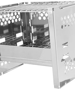 BESPORTBLE 2 Sets BBQ Grill Rack Outdoor Barbecue Rack Stainless Steel Grill Set BBQ Accessory for