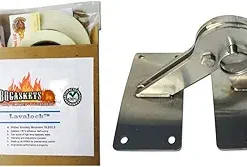 Total Control BBQ Stainless Hinge & Gasket Kit for Weber Smokey Mountain WSM Smoker Grill 18.5 22.5