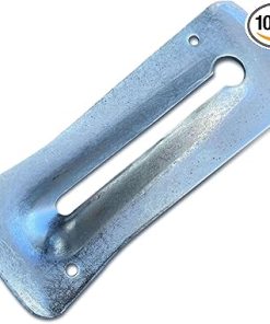 Sandbaggy Galvanized Steel Snap Tie Wedges for Concrete Forms - Size: 2 ⅜" x 6 ⅛" - 11 Gauge Steel, Rust Resistant - Compatible with Standard, Heavy-Duty, Short, & Long End Snap Ties (100)