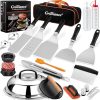 UTEBIT 47PCS Blackstone Griddle Accessories Kit, Griddle Grill Tools Set Flat Top Grill Accessories for Outdoor BBQ, Camp Chef, Professional Grill BBQ Spatula Set 3