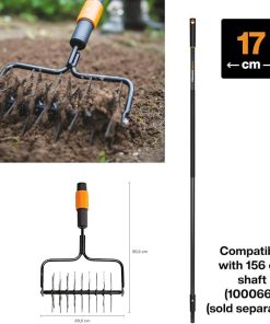 Fiskars 1000689 Aireador de césped, 30.5 x 20.5 x 10 cm, Standard 2