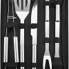 23pc Must-Have BBQ Grill Accessories Set with Thermometer in Case – Stainless Steel Barbecue Tool Set with 2 Grill Mats for Backyard Outdoor Camping – Father’s Day Best Barbecue Gift 4