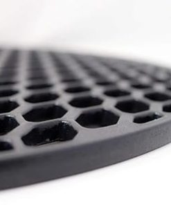 Aura outdoor products Cast Iron Grill Grate for 22 Inch Weber Kettle Grill – Works Great on The Weber Kettle, Weber Performer, Barrel Grills, Recteq Bullseye – Better Sear Marks 2
