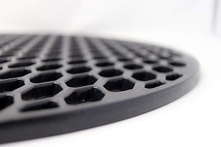 Aura outdoor products Cast Iron Grill Grate for 22 Inch Weber Kettle Grill – Works Great on The Weber Kettle, Weber Performer, Barrel Grills, Recteq Bullseye – Better Sear Marks 2 Aura outdoor products Cast Iron Grill Grate for 22 Inch Weber Kettle Grill - Works Great on The Weber Kettle, Weber Performer, Barrel Grills, Recteq Bullseye - Better Sear Marks - Image 2